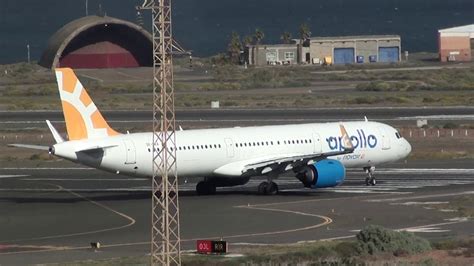 Apollo Novair Airbus 321Neo SE RKA Taxing Gran Canaria GCLP YouTube