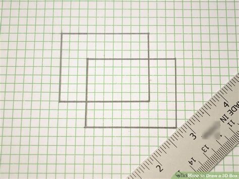 how to draw a 3d box