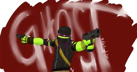 Tmnt Street Punk Ghost Tartarugas Ninjas Personagens Masculinos