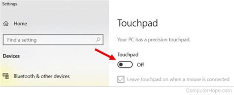 How To Enable Or Disable Touchpad On Windows 10 Lapto
