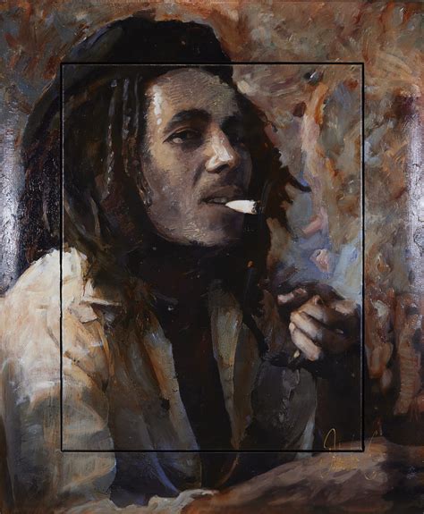 Bob Marley Oil Painting