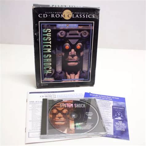 System Shock Pc Cd Rom Classics 1994 Enhanced Version Origin Thin Box £