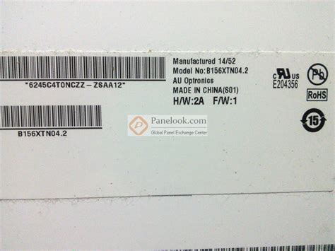 AUO B156XTN04.2 Overview - Panelook.com