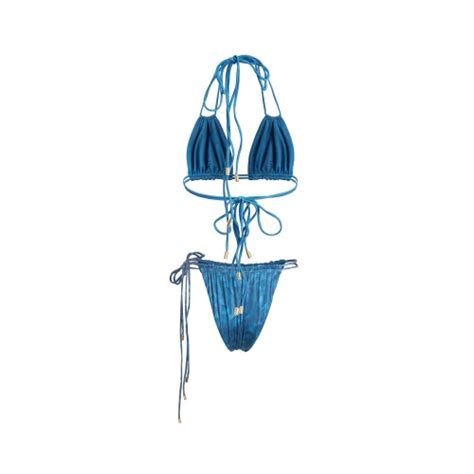 Haracci Nikel Queen Of Flowers Üçgen Bikini hipicon