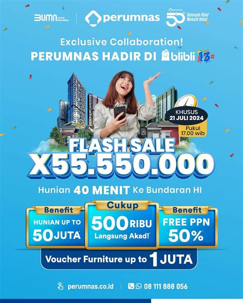 50 TAHUN PERUMNAS MELEUSAT HEBAT🥳🎉 Saatnya Wujudkan Mimpimu untuk