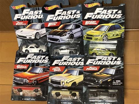 ヤマダ電機限定 ホットウィール Hot Wheels ワイルドスピード 6種セット フルコンプ スーパーコンボ マツダRX 7 三菱 ランエボ 乗用車 売買されたオークション情報yahoo