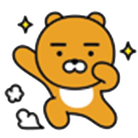 Kakaotalk Kakao Friends Message Sticker Emoticon Transparent Png Images