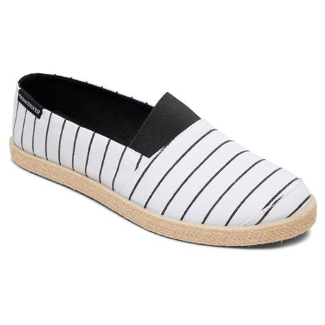 Купить мужские эспадрильи QUIKSILVER Espadrilled черный, белый от ...