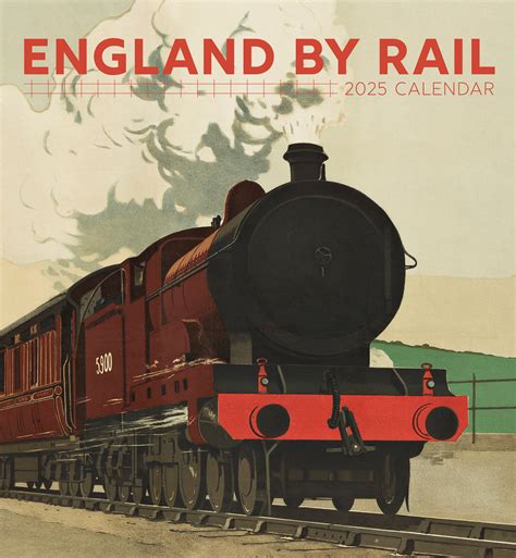 2025 England By Rail Square Wall Calendar