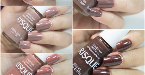 Swatches Esmaltes Nude Mistura Brasileira Risqu Esmaltadas De Alice