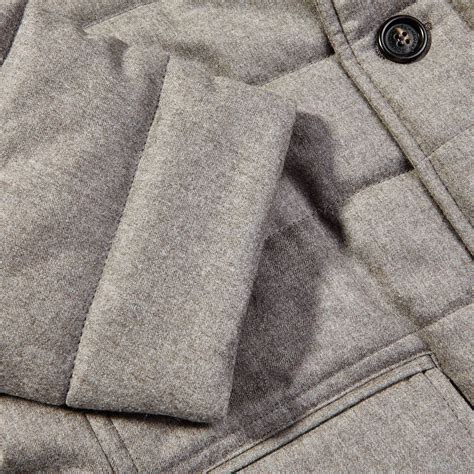 Schneiders Beige Wool Down Coat Baltzar