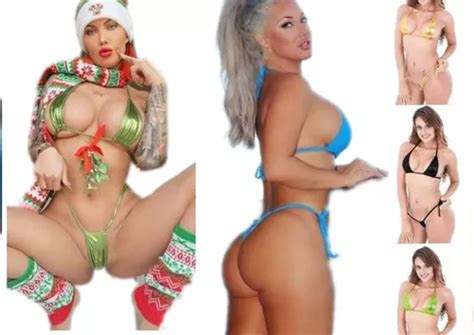 Bikini Metalizado Bikini Sexy Lenceria Sexy Cuotas sin interés