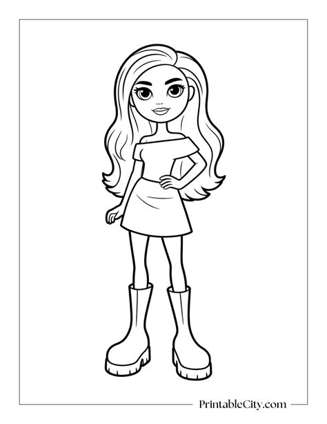 baddie coloring pages 1