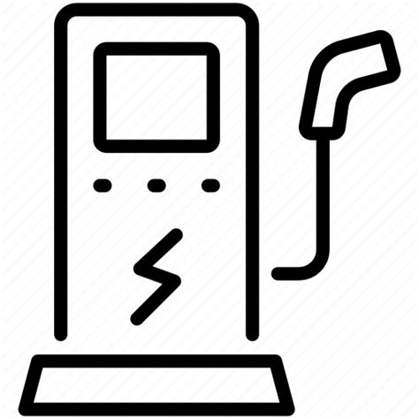 Electric Charging Station Charge Vehicle Icon Download On Iconfinder