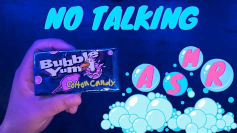 ASMR Gum Popping Snapping Bubble Blowing Visual ASMR YouTube