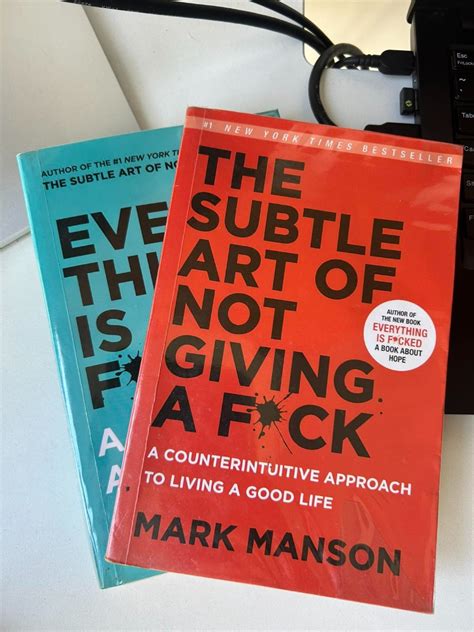 Book Bundle The Subtle Art Of Not Giving A Fuck Everything Is Fuck Mark Manson Hobbies