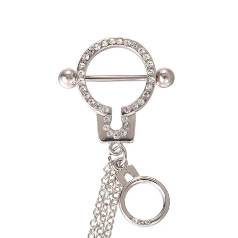 Sex Gay Jeweled Nipple Piercing Slave Chain Female Nipple Ring Buy Slave Nipple Ring Nipple