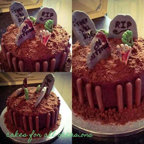 Graveyard Cake Cake Desserts Graveyard Cake