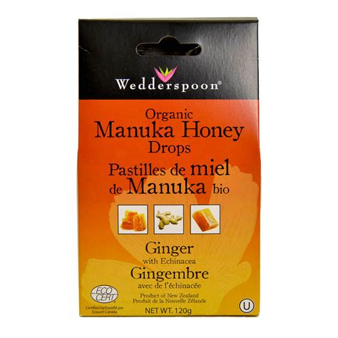 Manuka Honey Drops Ginger For Coughs And Sore Throats Main Street