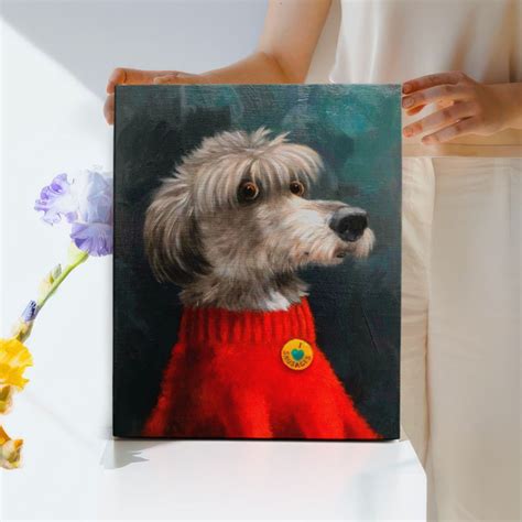 Милая собачка / песик - Картина 30х40см интерьерная на стену . Постер ...