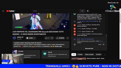 Live Just Chatting Con Gli Amici In Chat Youtube