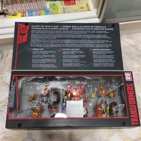 Transformer Wreck Gar And Hot Rod Only From Planet Of Junk Clash Set Hobbies Toys Toys
