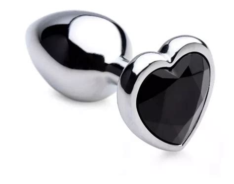 Plug Anal Metalico Chico Coraz N Black Booty Sparks Mercadolibre