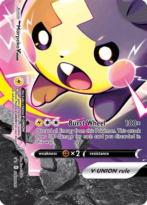 Morpeko V Union Sword Shield Promos Swsh Pkmncards