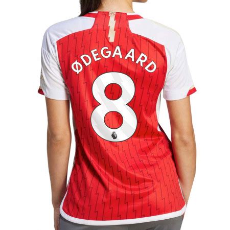 Camiseta Mujer Adidas Arsenal Rojo Blanco Futbolmania