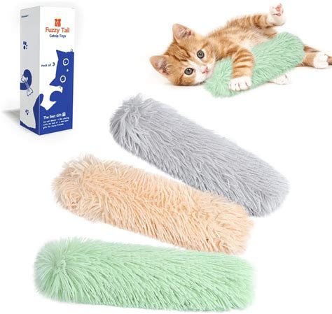 Potaroma Cat Toys Saury Fish Paquete De 3 Juguetes De Sonido De Zacate