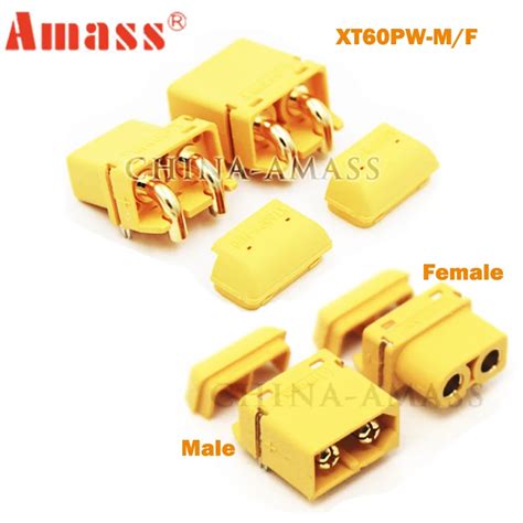 5 10Pcs Original Amass XT60 XT60 PW Gold Banana Bullet Male Female