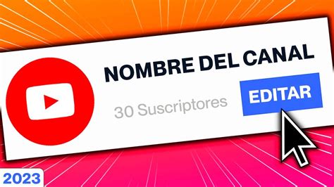 C Mo Cambiar El Nombre De Tu Canal De Youtube Youtube