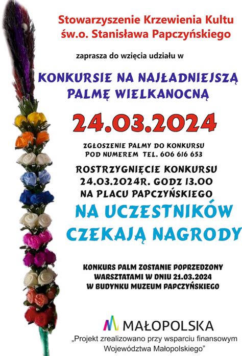 Podegrodzie Konkurs Na Naj Adniejsz Palm Wielkanocn Podegrodzkie Info