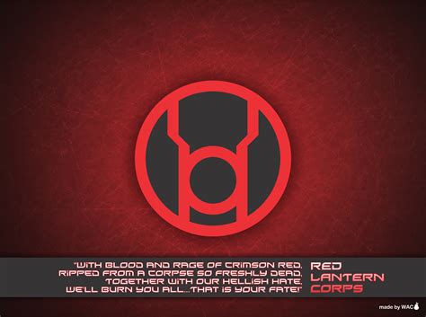 Red Lantern Corps Wallpaper By Willianac On Deviantart