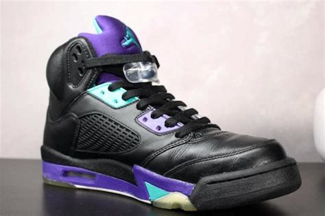 From Grape To Aqua Air Jordan V Custom By Rudnes Custom Kicks