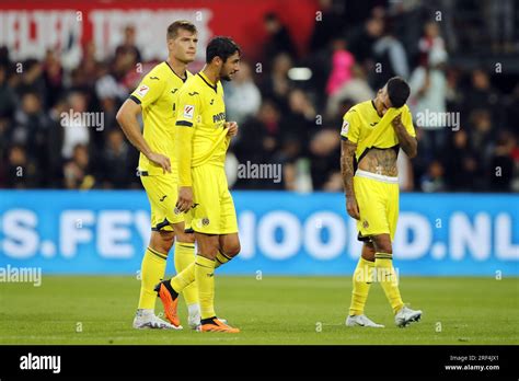 ROTTERDAM L R Alexander Sorloth Of Villarreal CF Santi Comesana