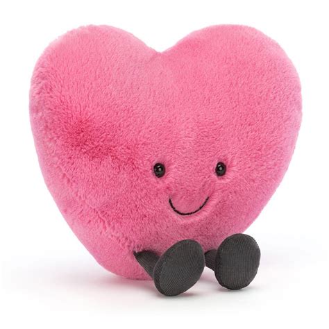 Jellycat Amuseables Hot Pink Heart Everuts