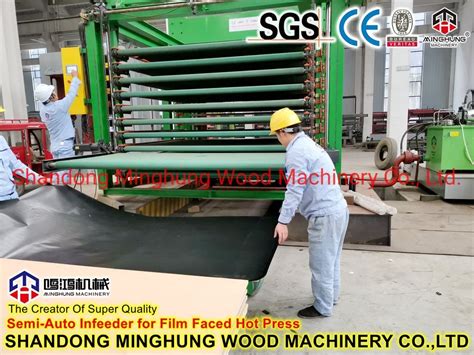 Veneer And Plywood Hydraulic Hot Press Machine SHANDONG MINGHUNG WOOD MACHINERY CO LTD