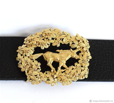 Пряжка из латуни для женского ремня "В сказочном лесу" в интернет ...