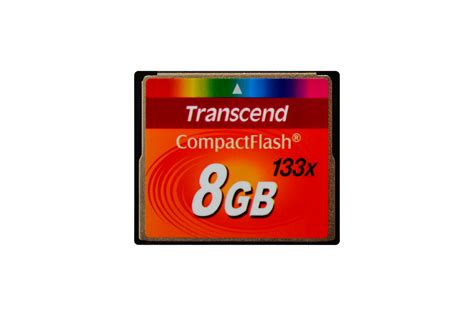 Transcend 133x CompactFlash 8GB | Memory Outlet Roermond