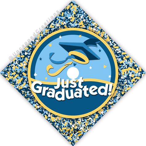 Graduation Button Grad Cap Design Cardstock Graduation Cap Etsy