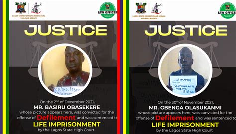 Lagos State Commences Publication Of Details Of Sex Offenders Lagos State Ministry Of Justice