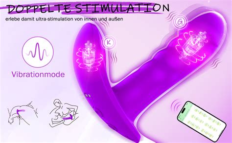 Tragbarer Dildo Vibrator Mit App Und Bluetooth Sto Funktion F R Sie Klitoris Und G Punkt