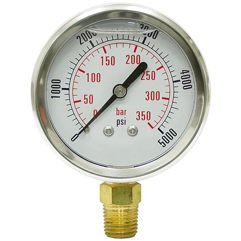 5000 Psi Pressure Gauge