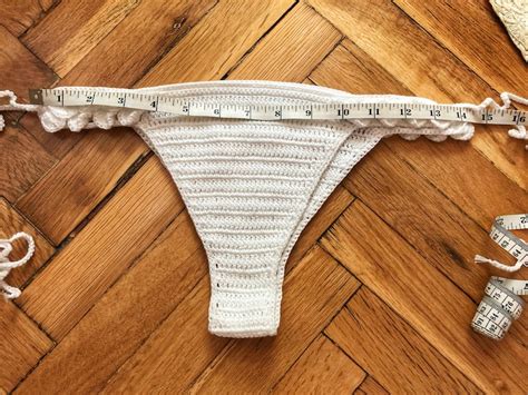 Crochet Bikini Set Sexy Set Knitted Swimsuit Brazilian Bottom