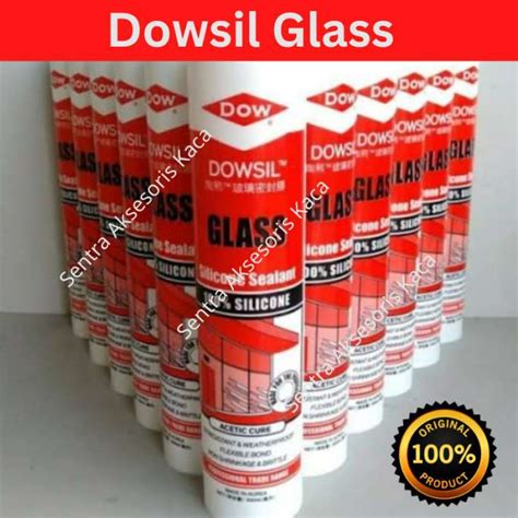 Jual Dowsil Dow Corning Asam Lem Kaca Silicone Sealant Clear Di