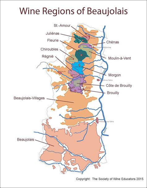 Revista Eno Estilo Mapas Do Vinho Região De Beaujolais França