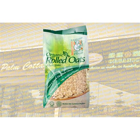 Radiant Organic Rolled Oats 500g Shopee Malaysia