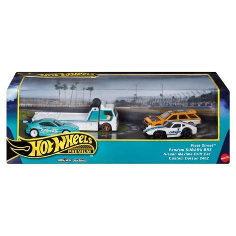 Hot Wheels Premium Box Collector Display Sets Greddy Pandem Subaru BRZ Nissan Maxima Drift