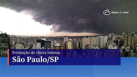 Formação de chuva intensa em partes da Grande São Paulo 31 01 24